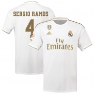 Реал Мадрид футболка игровая 2019/20 с нанесением игрока SERGIO RAMOS 4 домашняя Реал Мадрид футболка игровая 2019/20 с нанесением игрока SERGIO RAMOS 4 домашняя
