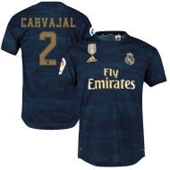 Реал Мадрид футболка игровая 2019/20 с нанесением игрока CARVAJAL 2 гостевая Реал Мадрид футболка игровая 2019/20 с нанесением игрока CARVAJAL 2 гостевая