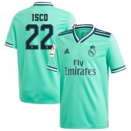 Реал Мадрид футболка игровая 2019/20 с нанесением игрока ISCO 22 гостевая 3 форма Реал Мадрид футболка игровая 2019/20 с нанесением игрока ISCO 22 гостевая 3 форма