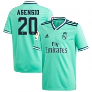 Реал Мадрид футболка игровая 2019/20 с нанесением игрока ASENSIO 20 гостевая 3 форма Реал Мадрид футболка игровая 2019/20 с нанесением игрока ASENSIO 20 гостевая 3 форма