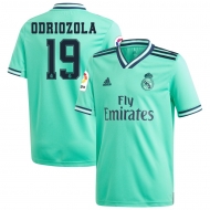 Реал Мадрид футболка игровая 2019/20 с нанесением игрока ODRIOZOLA 19 гостевая 3 форма Реал Мадрид футболка игровая 2019/20 с нанесением игрока ODRIOZOLA 19 гостевая 3 форма