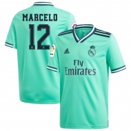 Реал Мадрид футболка игровая 2019/20 с нанесением игрока MARCELO 12 гостевая 3 форма Реал Мадрид футболка игровая 2019/20 с нанесением игрока MARCELO 12 гостевая 3 форма