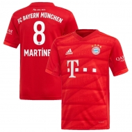 Бавария Мюнхен футболка игровая 2019/20 с нанесением игрока MARTINEZ 8 домашняя Бавария Мюнхен футболка игровая 2019/20 с нанесением игрока MARTINEZ 8 домашняя