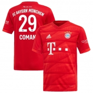 Бавария Мюнхен футболка игровая 2019/20 с нанесением игрока COMAN 29 домашняя Бавария Мюнхен футболка игровая 2019/20 с нанесением игрока COMAN 29 домашняя