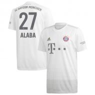 Бавария Мюнхен футболка игровая 2019/20 с нанесением игрока ALABA 27 гостевая Бавария Мюнхен футболка игровая 2019/20 с нанесением игрока ALABA 27 гостевая
