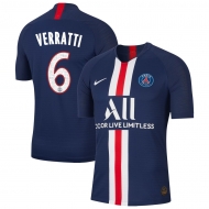 Пари Сен-Жермен футболка игровая 2019/20 с нанесением игрока VERRATTI 6 домашняя Пари Сен-Жермен футболка игровая 2019/20 с нанесением игрока VERRATTI 6 домашняя