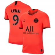 Пари Сен-Жермен футболка игровая версия JORDAN 2019/20 с нанесением игрока CAVANI 9 гостевая Пари Сен-Жермен футболка игровая версия JORDAN 2019/20 с нанесением игрока CAVANI 9 гостевая