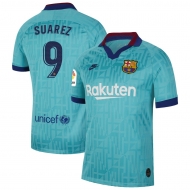 Барселона футболка игровая 2019/20 с нанесением игрока SUAREZ 9 гостевая 3 форма Барселона футболка игровая 2019/20 с нанесением игрока SUAREZ 9 гостевая 3 форма