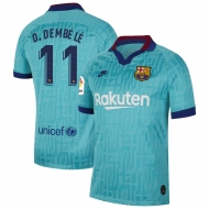 Барселона футболка игровая 2019/20 с нанесением игрока D.DEMBELE 11 гостевая 3 форма Барселона футболка игровая 2019/20 с нанесением игрока D.DEMBELE 11 гостевая 3 форма