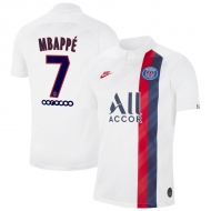 Пари Сен-Жермен футболка игровая версия 2019/20 с нанесением игрока MBAPPE 7 гостевая 3 форма Пари Сен-Жермен футболка игровая версия 2019/20 с нанесением игрока MBAPPE 7 гостевая 3 форма