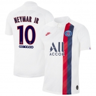 Пари Сен-Жермен футболка игровая версия 2019/20 с нанесением игрока NEYMAR JR 10 гостевая 3 форма Пари Сен-Жермен футболка игровая версия 2019/20 с нанесением игрока NEYMAR JR 10 гостевая 3 форма
