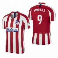 Атлетико Мадрид футболка игровая 2019/20 с нанесением игрока MORATA 9 домашняя Атлетико Мадрид футболка игровая 2019/20 с нанесением игрока MORATA 9 домашняя