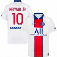 Пари Сен-Жермен футболка аутентичная 2020/21 с нанесеним NEYMAR JR 10 гостевая Пари Сен-Жермен футболка аутентичная 2020/21 с нанесеним NEYMAR JR 10 гостевая